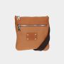 Malá crossbody placka Gery koňak